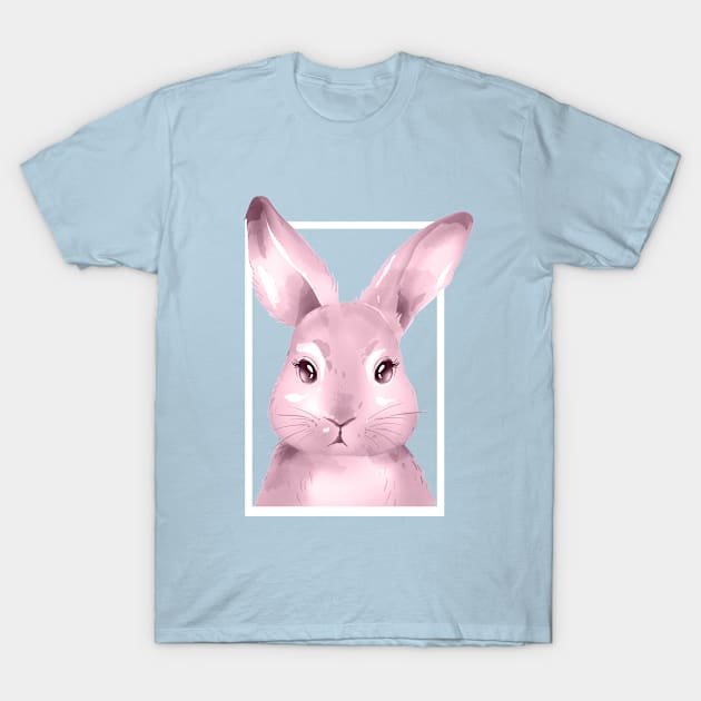 Rabbit T-Shirt T-Shirt by Abu Muorad